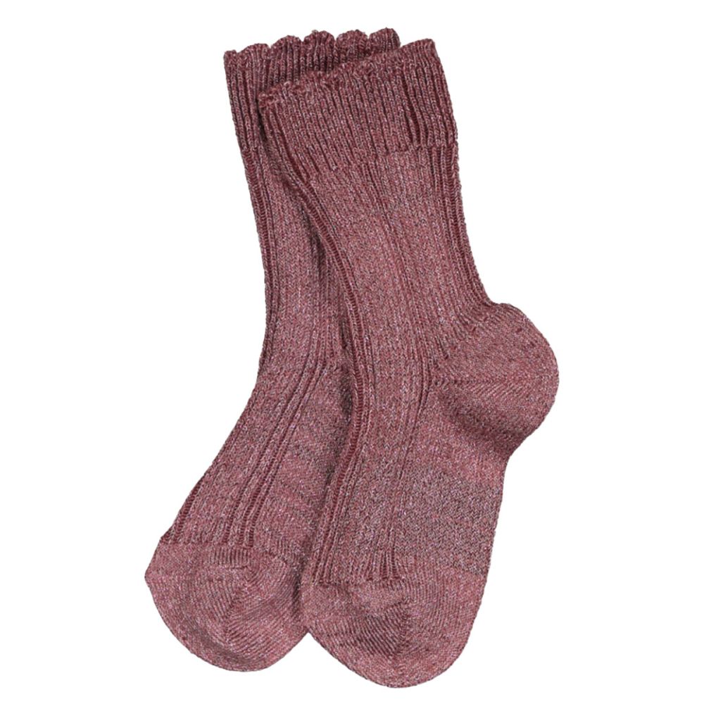 MP Denmark Sok Paars Glitter Celosia 59058-4070 Maroon