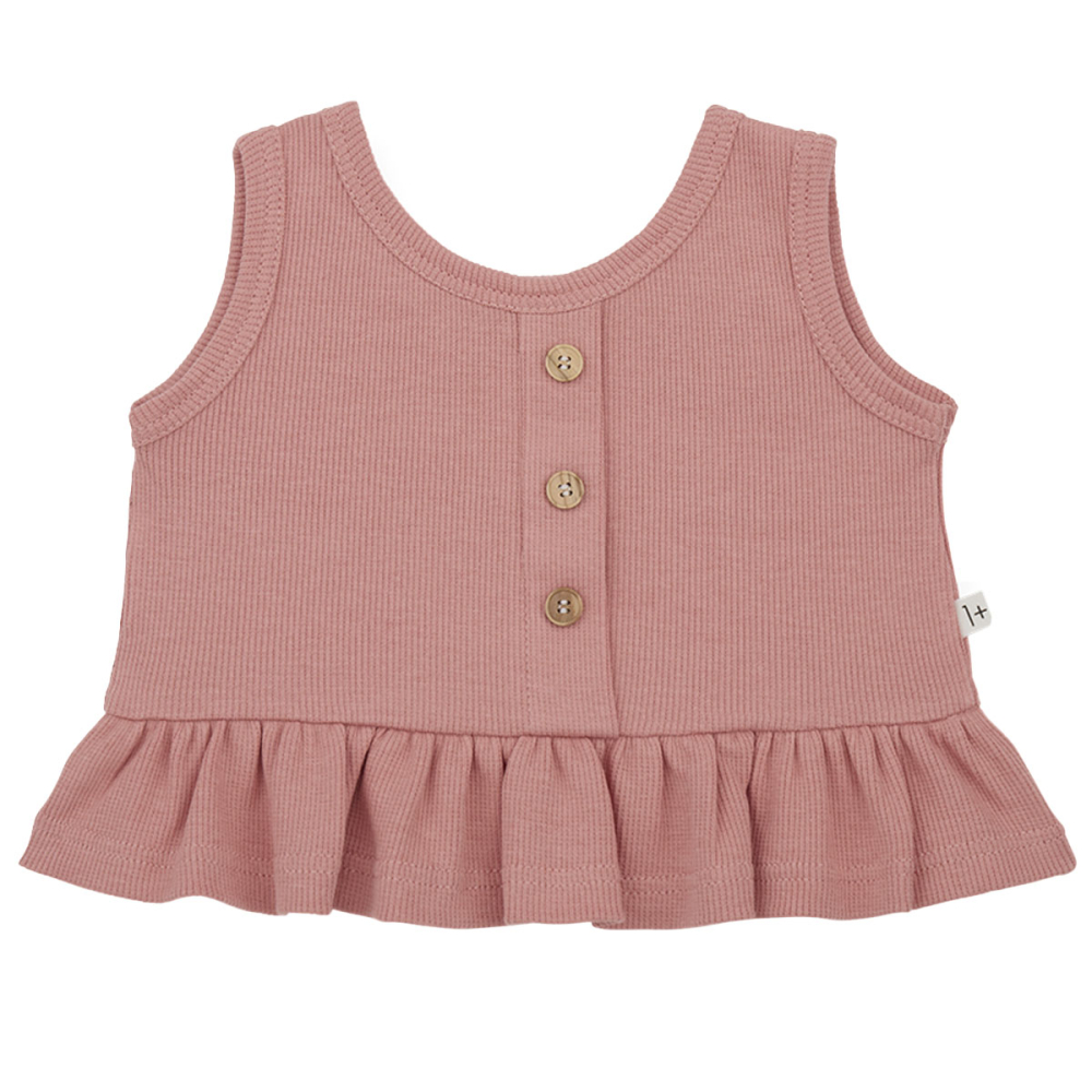 One More In The Family Top Rita Roze Knopen Coral