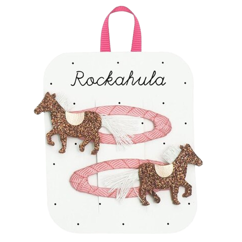 Rockahula Haarclip Paard Bruin 2 Stuks
