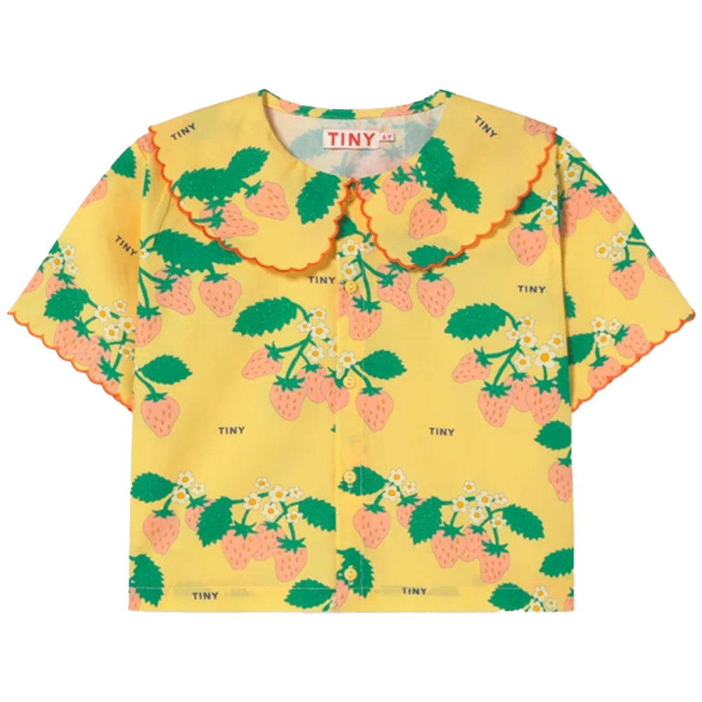 Tiny Cottons Blouse Geel/Rood/Groen Aardbeien
