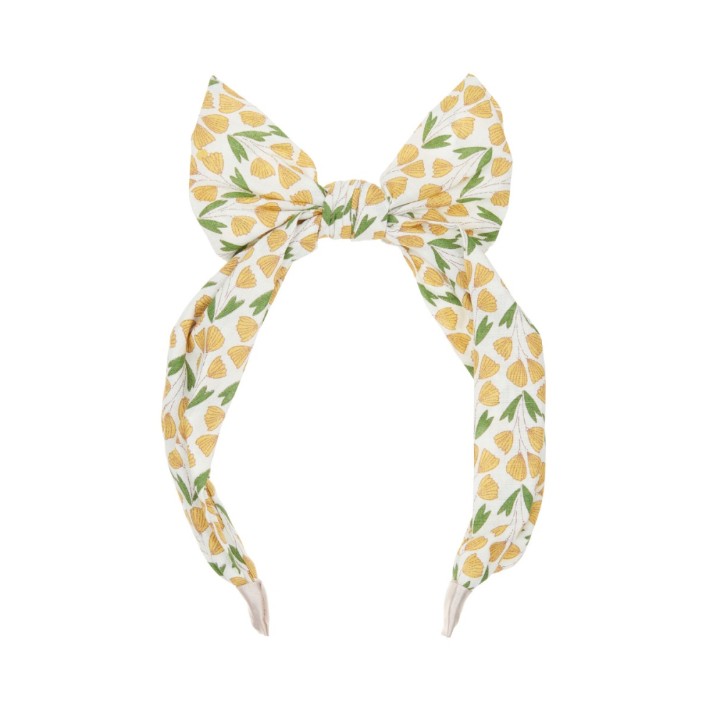 Mimi & Lula Tulip coco Haarband met strik