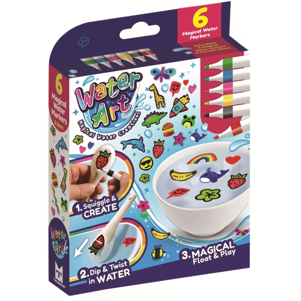 Water Art magische waterstiften 6 stuks knutselpakket voor kinderen
