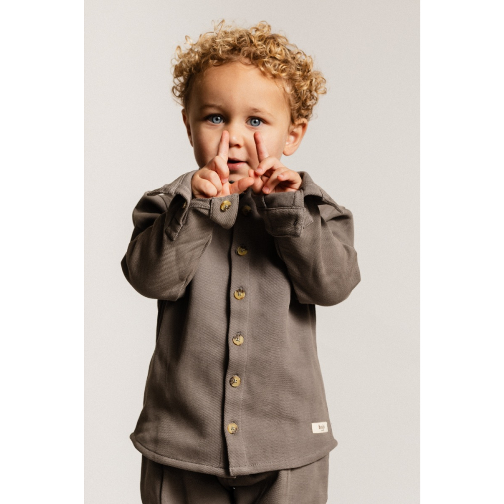 Baje Studio Blouse Grijs Wisley Grey Steel Dark