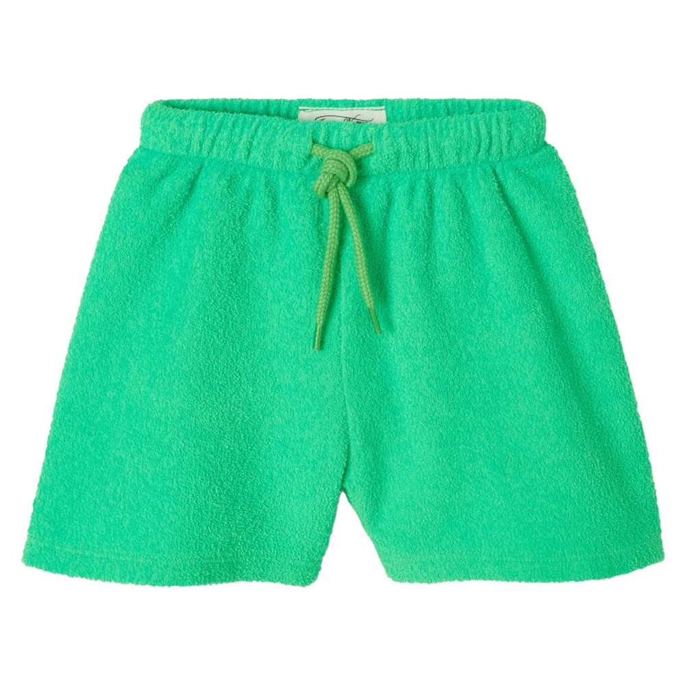 American Vintage Korte Broek Groen Badstof Vert Fluo