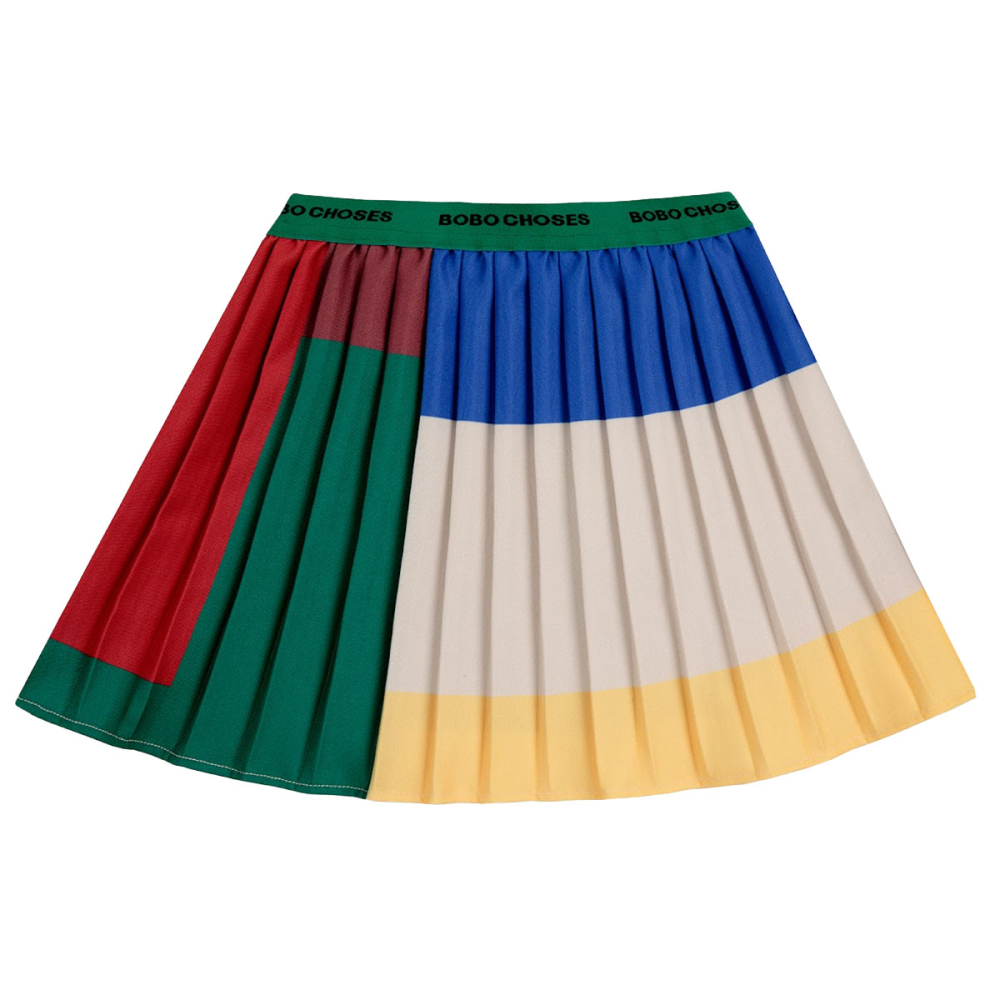 Bobo Choses Rok Rood/Groen/Blauw Color Block