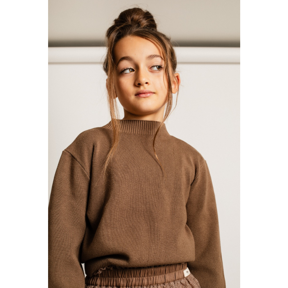 Baje Studio Longsleeve Bruin Cevio Brown Cacao