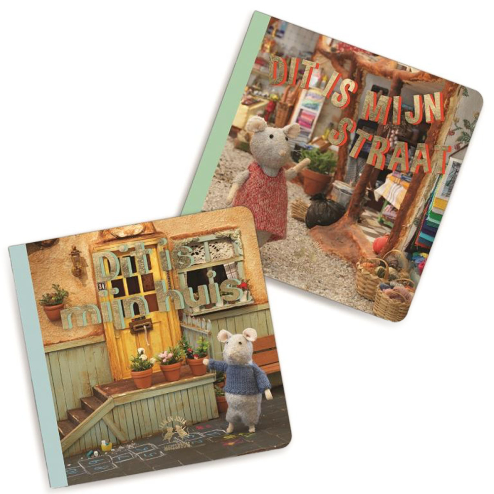 Het Muizenhuis Boek Dit Is Mijn Huis & Dit Is Mijn Straat Set Van 2