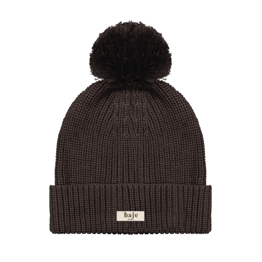 Baje Studio Muts Bruin Snow Brown Choco