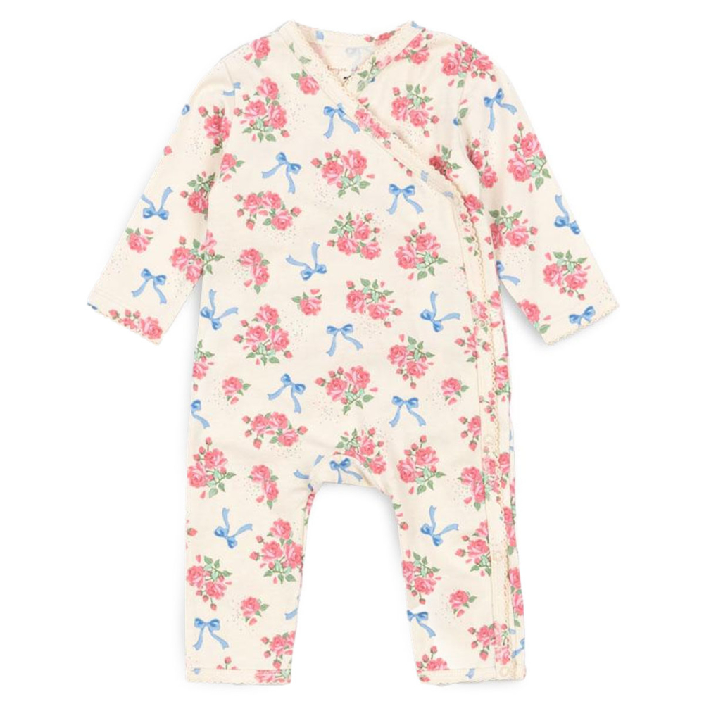 Konges Slojd Boxpak Creme/Roze Bloemen Bella Rosita