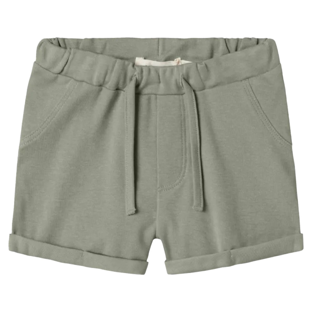 Lil Atelier Korte Broek Groen Seagrass Baby
