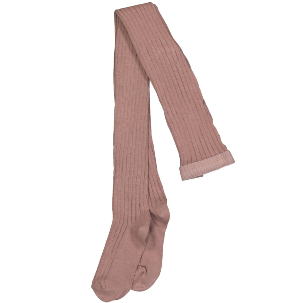 MP Denmark Rib Maillot Roze Woodrose met fijne klassieke ribstructuur.