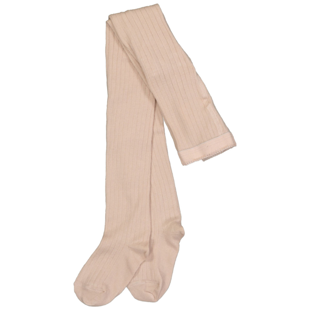 MP Denmark Rib Maillot Roze Rose Dust met fijne klassieke ribstructuur