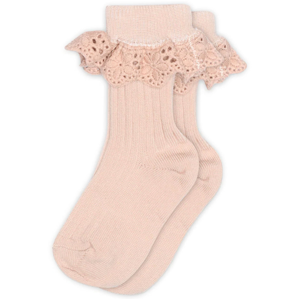 MP Denmark Sok Roze Kant Wol Lea 59045-853 Rose Dust