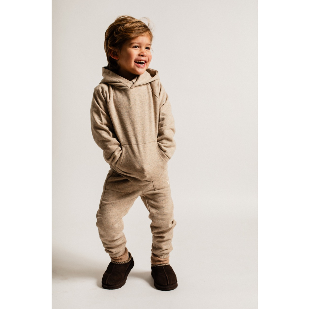 Baje Studio Jogginbroek Beige Mutrux Sand Melange Multicolor