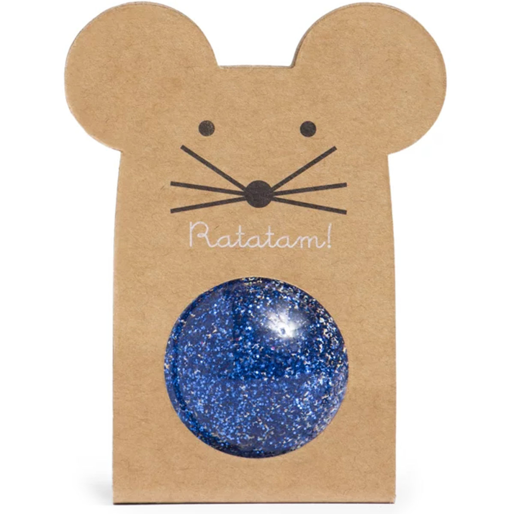 Ratatam Stuiterbal Glitter Blauw