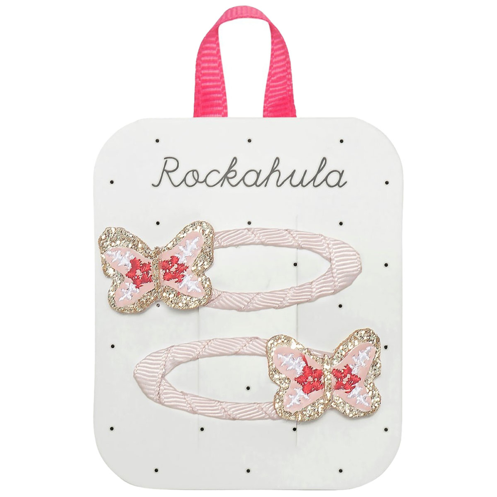 Rockahula Haarclip Roze Vlinder 2 Stuks