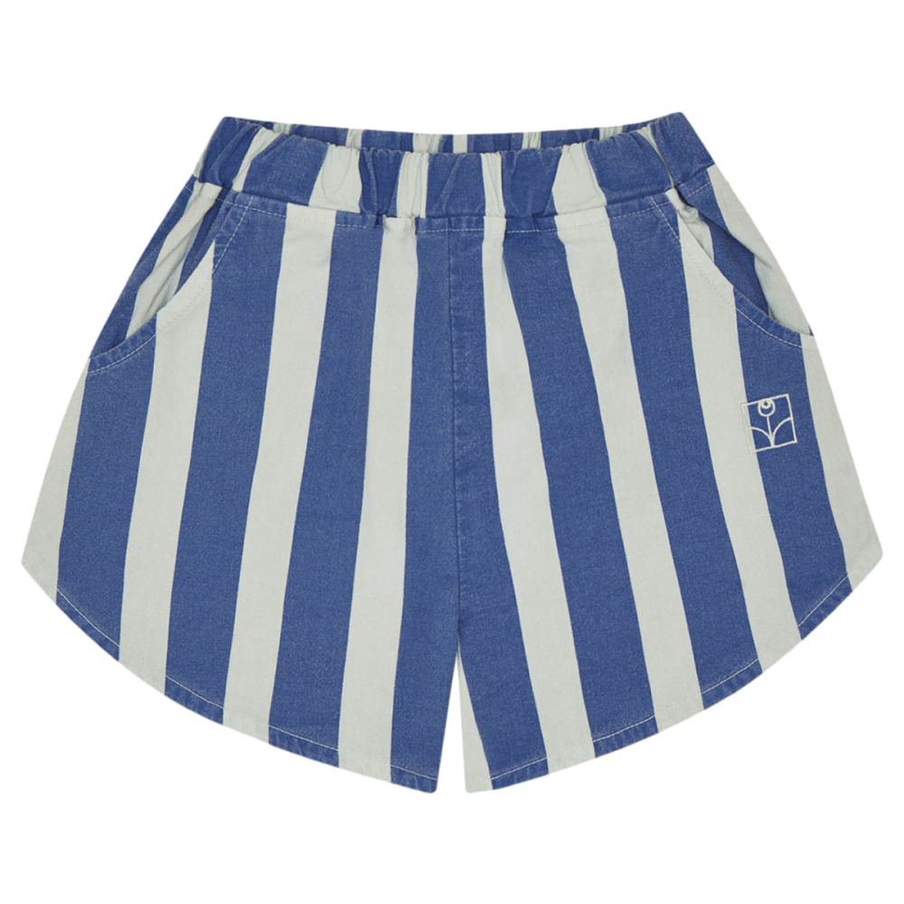 The Campamento korte broek blauwe strepen voor kinderen