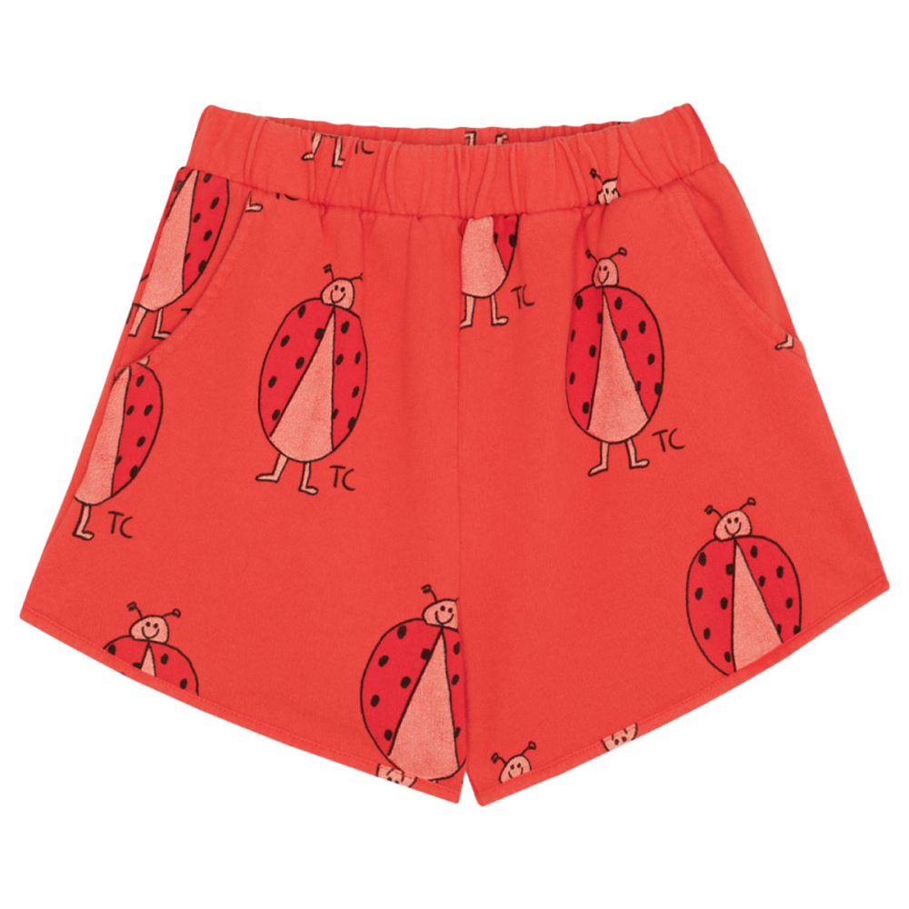 The Campamento korte broek rood met lieveheersbeestjes print voor kinderen