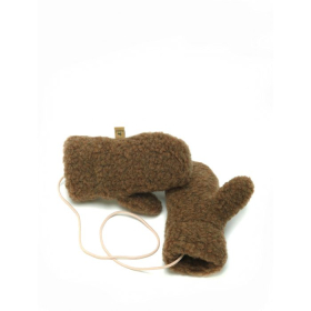 Alwero Wanten Gully Junior Handschoen 100% Wol Bark