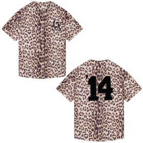 Alix Mini kids woven baseball dress animal panterprint Pudilo