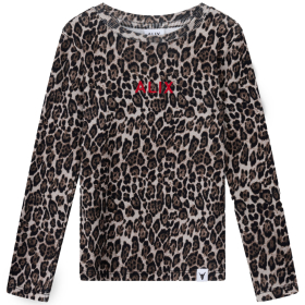 Alix Mini Longsleeve Bruin Tijgerprint
