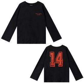 Alix Mini Longsleeve Zwart/Rood 14