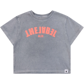Alix Mini T-shirt Grijs/Roze The Label Alix