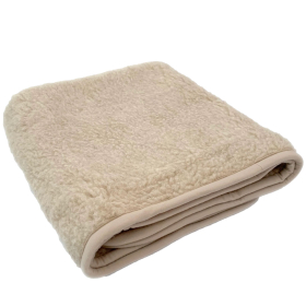 Alwero Deken Tumbled Beige Wol