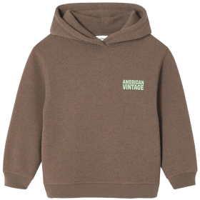 American Vintage hoodie Marron Surteint