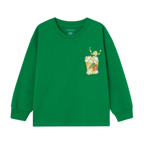 American Vintage Longsleeve Groen Print