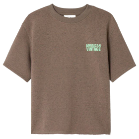American Vintage T-shirt bruin marron
