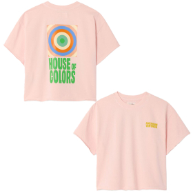 American Vintage T-shirt Roze Petale Vintage