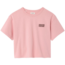 American Vintage T-shirt Roze Smoothie