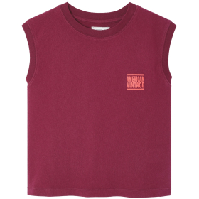 American Vintage Top Paars Bordeaux Burgundy