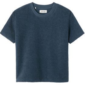 American Vintage T-shirt blauw badstof Obscurité unisex