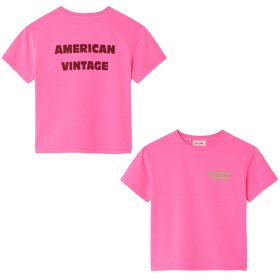American Vintage T-shirt Roze Rosefl