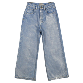 Ammehoela Spijkerbroek Blauw/Zilver