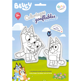 Ara Creative opblaasbare kleurplaat Bluey