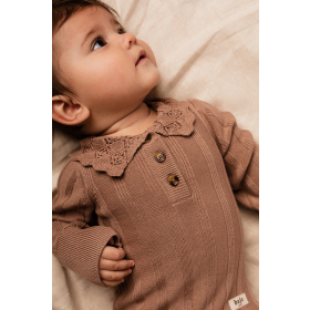 Baje Studio Romper Kraag Roze Avusy Peach Almond