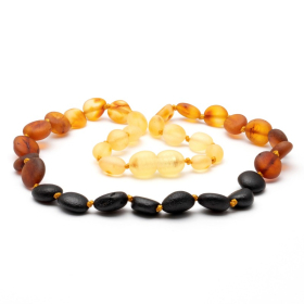 Barnsteen ketting beans multi