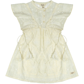 Baje Studio Jurk Creme Kant Bloemen Molly Creme Oat