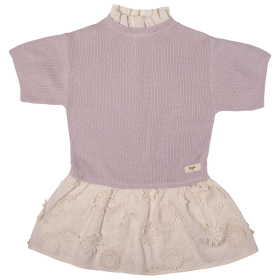 Baje Studio Jurk Paars Gebreid