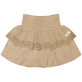Baje Studio Rok Beige Kant Hartjes Paige Sand Desert