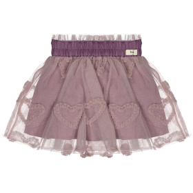 Baje Studio Rok Paars Tule Hartjes Fey Purple Plum
