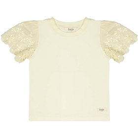 Baje Studio T-shirt Creme Pointelle Loule Creme Oat