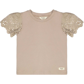 Baje Studio T-shirt Roze Pointelle Loule Rose Mauve