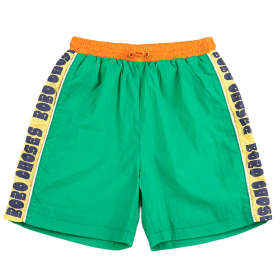 Bobo Choses korte broek groen met logoprint