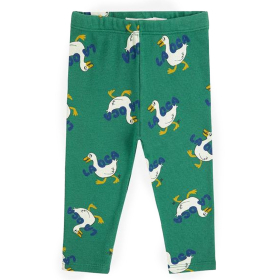 Bobo Choses Legging Groen/Creme/Blauw La Oca