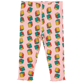 Bobo Choses Legging Roze/Groen/Geel Dobbelstenen Baby