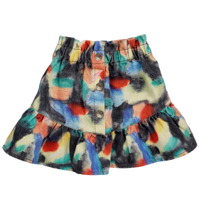 Bobo Choses rok Blauw/Rood/Zwart Fantasy World
